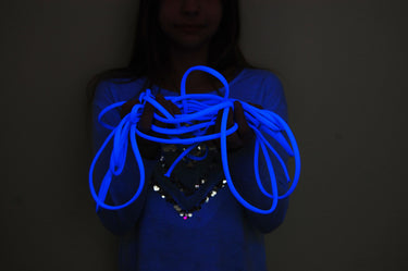 Blacklight Glo-Line 6mm Hollow Core Luminescent Decorative Roping
